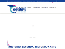 Tablet Screenshot of colibriperutravel.com